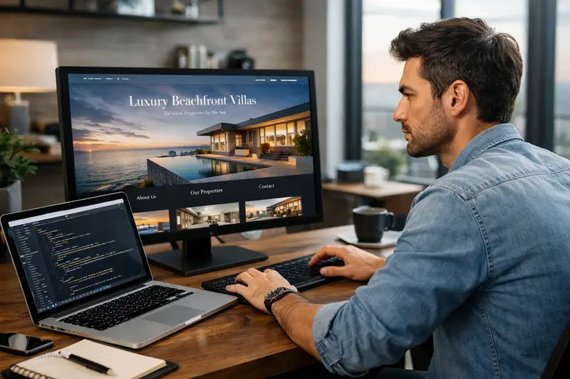 Criação de sites e landing pages